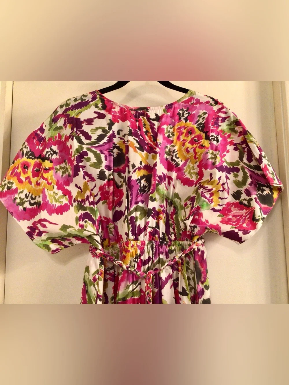 MISA Los Angeles /Setareh Floral-Print Belted Midi Dress - Sz. S - NWT